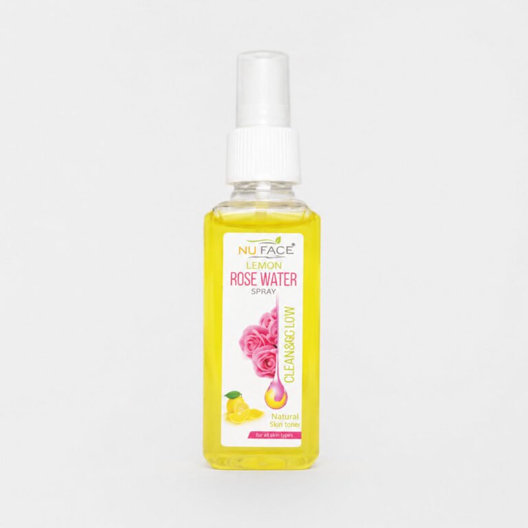 NU FACE Lemon Rose Water Spray natural skin toner