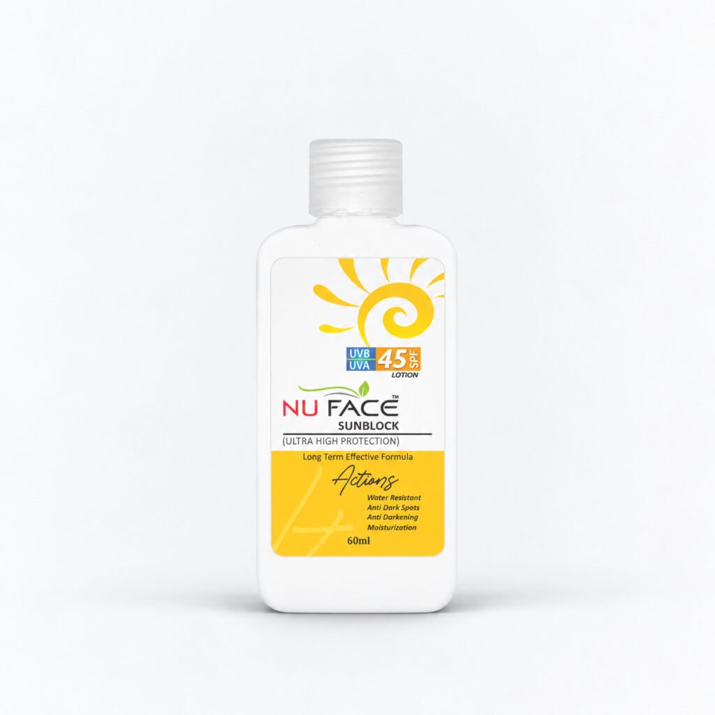 NuFace Sunblock SPF 45 UVA UVB protection